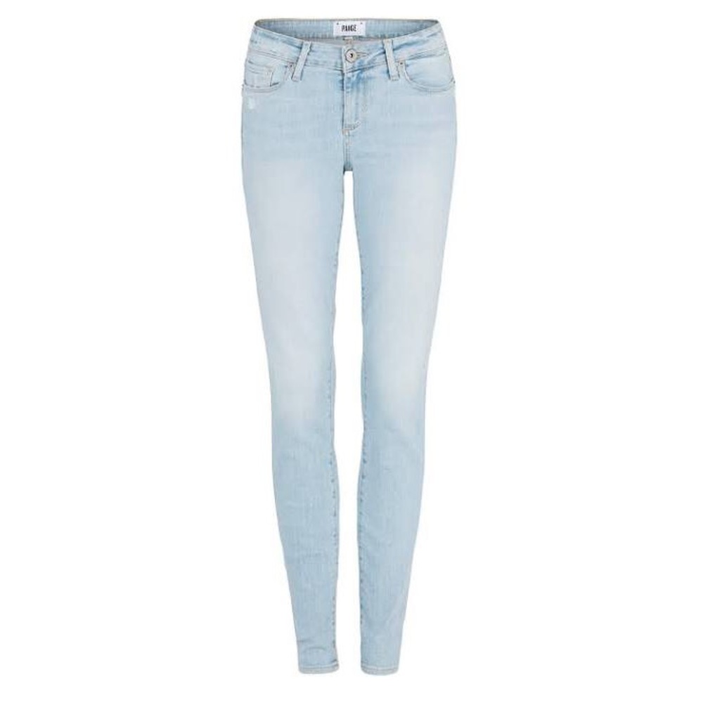 Paige Light Wash Verdugo Ultra Skinny Jeans Sz 24